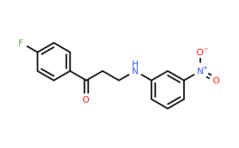 477333-94-1 | 1-(4-Fluorophenyl)-3-((3-nitrophenyl)amino)propan-1-one