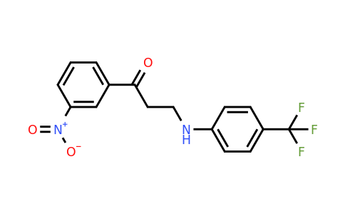 477334-29-5 | 1-(3-Nitrophenyl)-3-((4-(trifluoromethyl)phenyl)amino)propan-1-one
