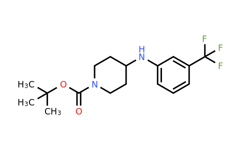 477864-09-8 | tert-Butyl 4-((3-(trifluoromethyl)phenyl)amino)piperidine-1-carboxylate