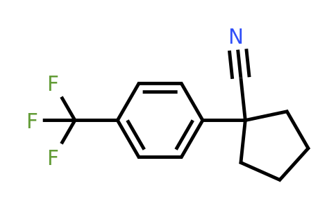 483368-73-6 | 1-(4-(Trifluoromethyl)phenyl)cyclopentanecarbonitrile