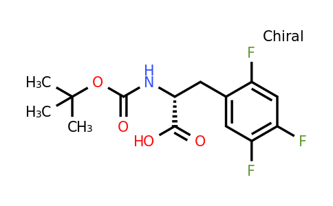 486460-09-7 | (R)-2-((tert-Butoxycarbonyl)amino)-3-(2,4,5-trifluorophenyl)propanoic acid
