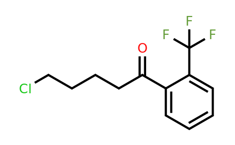 487058-77-5 | 5-Chloro-1-oxo-1-(2-trifluoromethylphenyl)pentane