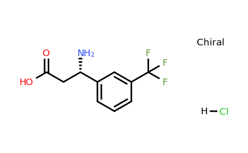 490034-86-1 | (3S)-3-Amino-3-[3-(trifluoromethyl)phenyl]propanoic acid hydrochloride