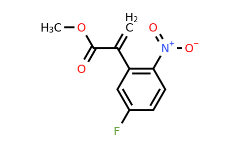 494836-63-4 | Methyl 2-(5-fluoro-2-nitrophenyl)acrylate