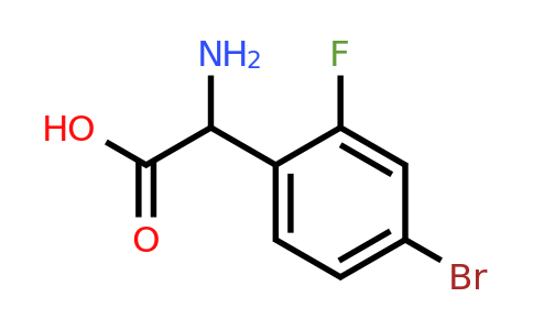 500696-05-9 | 2-Amino-2-(4-bromo-2-fluorophenyl)acetic acid