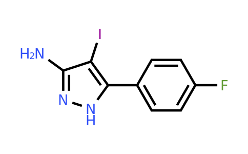 501100-25-0 | 5-(4-Fluorophenyl)-4-iodo-1H-pyrazol-3-amine