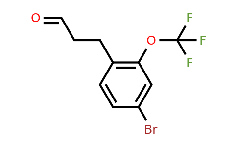 509142-70-5 | 3-(4'-Bromo-2'-(trifluoromethoxy)phenyl)propionaldehyde
