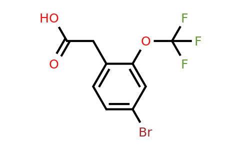 509142-74-9 | 2-(4-Bromo-2-(trifluoromethoxy)phenyl)acetic acid
