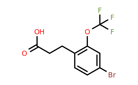 509142-75-0 | 3-(4'-Bromo-2'-(trifluoromethoxy)phenyl)propionic acid