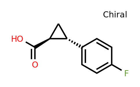 515179-19-8 | (1S,2S)-2-(4-Fluorophenyl)cyclopropanecarboxylic acid