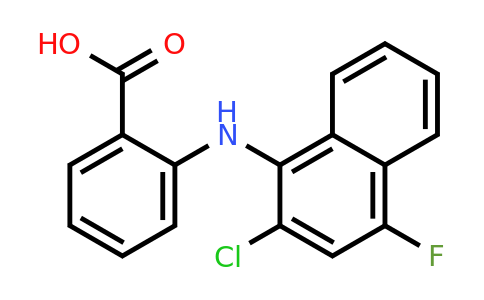 51670-27-0 | 2-((2-Chloro-4-fluoronaphthalen-1-yl)amino)benzoic acid