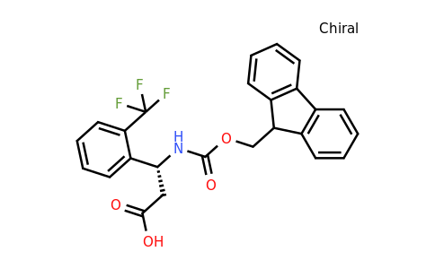 517905-86-1 | (R)-3-((((9H-Fluoren-9-yl)methoxy)carbonyl)amino)-3-(2-(trifluoromethyl)phenyl)propanoic acid