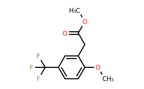 518978-07-9 | Methyl 2-methoxy-5-(trifluoromethyl)phenylacetate