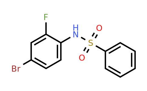 519017-71-1 | N-(4-Bromo-2-fluorophenyl)benzenesulfonamide
