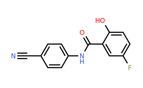 521272-34-4 | N-(4-Cyanophenyl)-5-fluoro-2-hydroxybenzamide