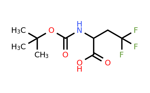 544479-61-0 | 2-((tert-Butoxycarbonyl)amino)-4,4,4-trifluorobutanoic acid