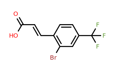 545395-64-0 | 2-Bromo-4-(trifluoromethyl)cinnamic acid
