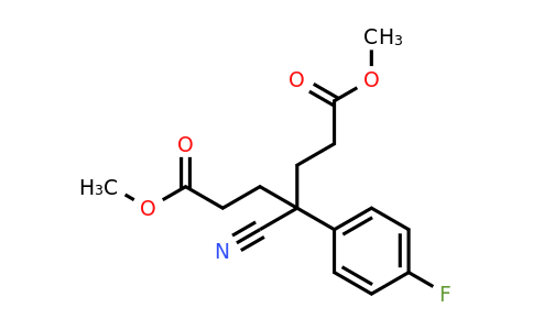 56326-92-2 | dimethyl 4-cyano-4-(4-fluorophenyl)heptanedioate