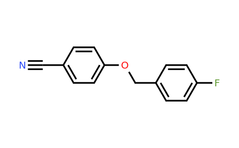 56442-14-9 | 4-((4-Fluorobenzyl)oxy)benzonitrile