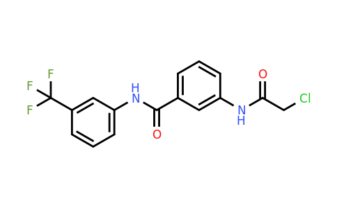 565171-06-4 | 3-(2-Chloroacetamido)-N-(3-(trifluoromethyl)phenyl)benzamide
