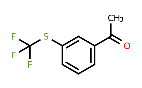 56773-33-2 | 1-(3-((Trifluoromethyl)thio)phenyl)ethanone