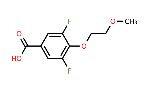 570408-49-0 | 3,5-Difluoro-4-(2-methoxyethoxy)benzoic acid