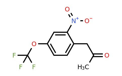 57330-59-3 | 1-(2-Nitro-4-(trifluoromethoxy)phenyl)propan-2-one
