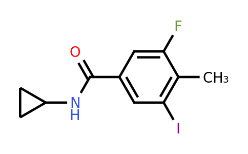 585544-31-6 | N-Cyclopropyl-3-fluoro-5-iodo-4-methylbenzamide