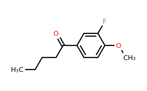 586-20-9 | 1-(3-Fluoro-4-methoxyphenyl)pentan-1-one
