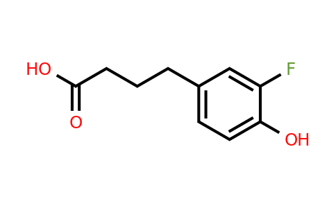 588-25-0 | 4-(3-Fluoro-4-hydroxyphenyl)butanoic acid