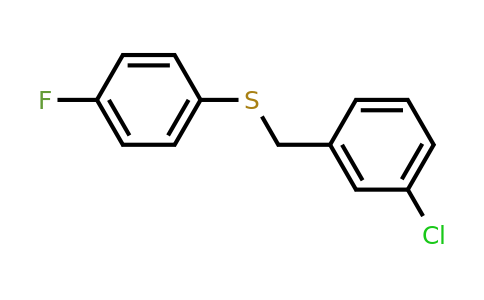 588-55-6 | (3-Chlorobenzyl)(4-fluorophenyl)sulfane