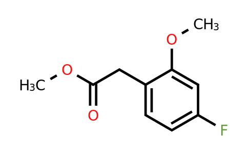 589755-33-9 | Methyl 4-fluoro-2-methoxyphenylacetate
