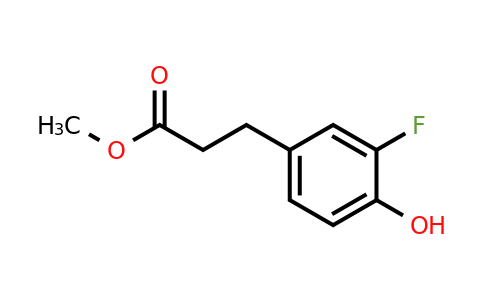 590417-24-6 | Methyl 3-(3'-fluoro-4'-hydroxyphenyl)propionate
