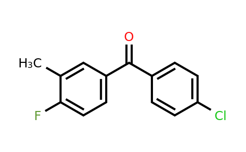 59612-89-4 | 4-Chloro-4'-fluoro-3'-methylbenzophenone