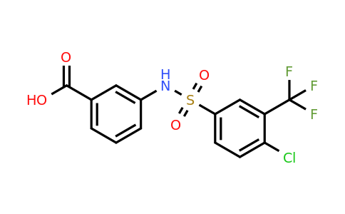 612041-76-6 | 3-(4-Chloro-3-(trifluoromethyl)phenylsulfonamido)benzoic acid