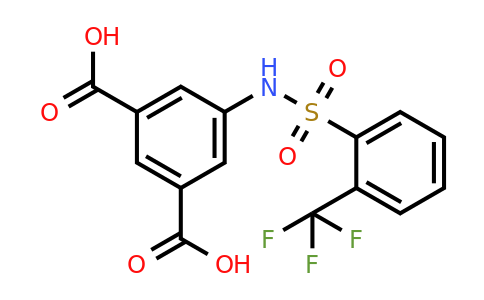 612042-42-9 | 5-[2-(Trifluoromethyl)benzenesulfonamido]benzene-1,3-dicarboxylic acid