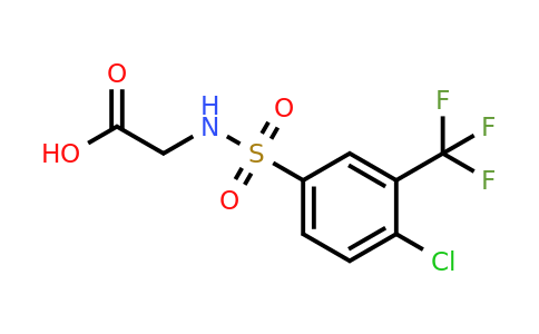 612043-42-2 | 2-(4-Chloro-3-(trifluoromethyl)phenylsulfonamido)acetic acid