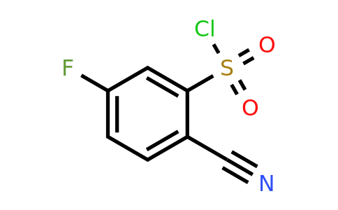 612541-15-8 | 2-Cyano-5-fluorobenzene-1-sulfonyl chloride
