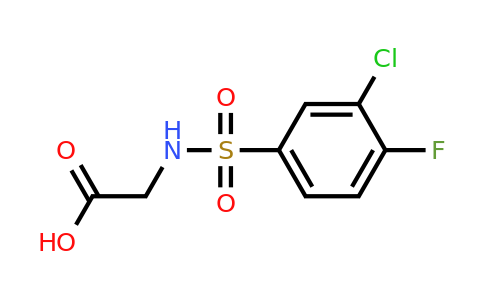 613657-33-3 | 2-(3-Chloro-4-fluorophenylsulfonamido)acetic acid