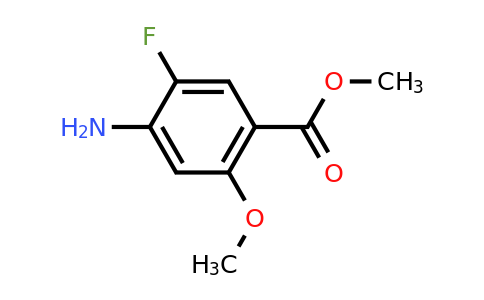 617246-14-7 | Methyl 4-amino-5-fluoro-2-methoxybenzoate