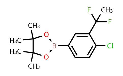 627525-93-3 | 2-(4-Chloro-3-(1,1-difluoroethyl)phenyl)-4,4,5,5-tetramethyl-1,3,2-dioxaborolane