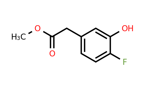 628333-62-0 | Methyl 4-fluoro-3-hydroxyphenylacetate