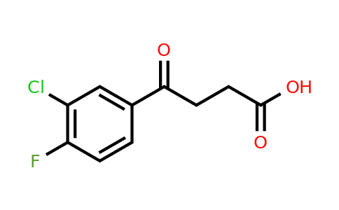 62903-16-6 | 4-(3-chloro-4-fluoro-phenyl)-4-oxo-butanoic acid