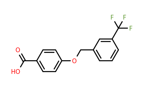 632366-16-6 | 4-((3-(Trifluoromethyl)benzyl)oxy)benzoic acid