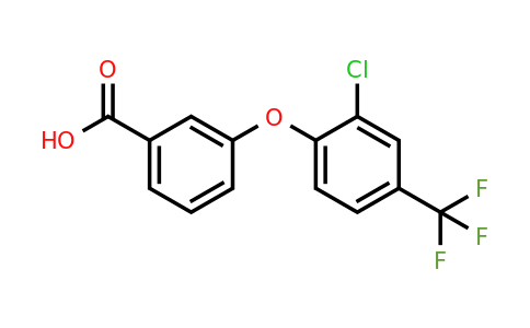 63734-62-3 | 3-[2-Chloro-4-(trifluoromethyl)phenoxy]benzoic acid