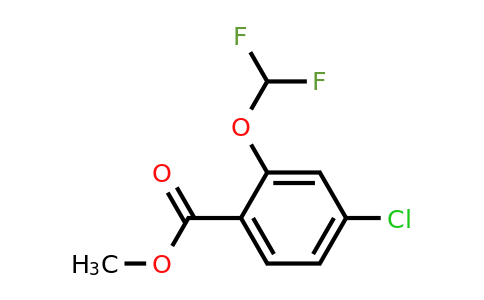 639826-30-5 | Methyl 4-chloro-2-(difluoromethoxy)benzoate
