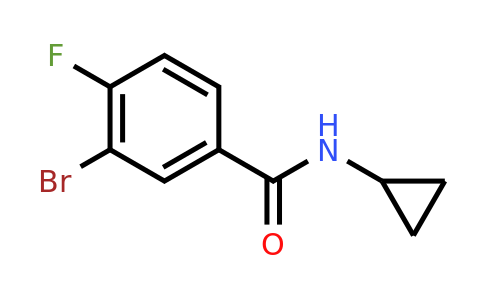639858-63-2 | 3-Bromo-N-cyclopropyl-4-fluorobenzamide