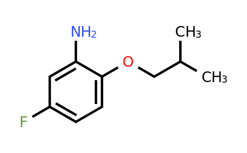 640768-04-3 | 5-Fluoro-2-isobutoxyaniline
