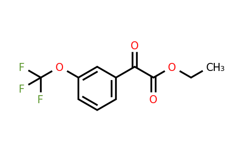 642447-55-0 | Ethyl 2-oxo-2-(3-(trifluoromethoxy)phenyl)acetate