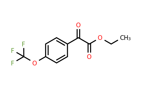 642459-94-7 | Ethyl 2-oxo-2-(4-(trifluoromethoxy)phenyl)acetate